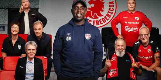 Melvin Kakooza er i front, når vi går tæt på menneskerne i og omkring FC Fredericia i reportageserien 'Melvin ser rødt - ikke kun for sjov længere'. (Foto: Lasse Lagoni/TV 2)