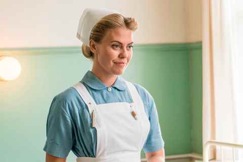 Anna Stokholm som Lis Sommer i 'Sygeplejeskolen IV' fra 2020.