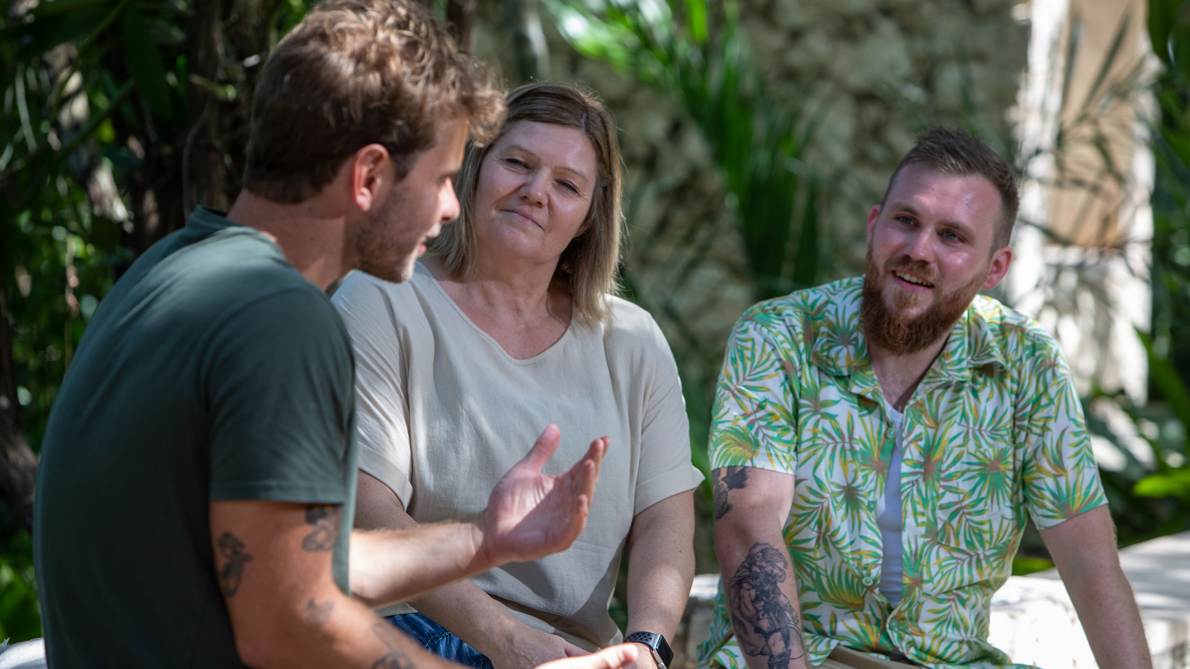 Stig og Mettes familie.