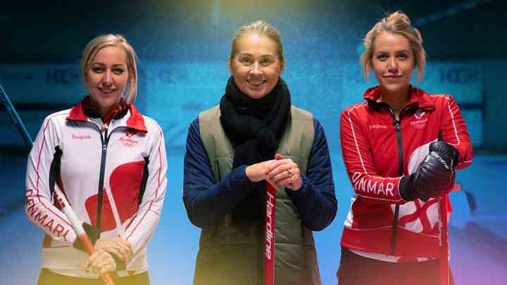 På TV 2 PLAY vises tre programmer, ’Camilla Martin på glatis’, hvor Camilla Martin tilbringer en dag sammen med nogle af de danske vintersportsstjerner. (Foto: TV 2)