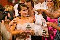 Mia Lyhne og Thomas Evers Poulsen vandt den allerførste sæson 'Vild med dans' i foråret 2005.