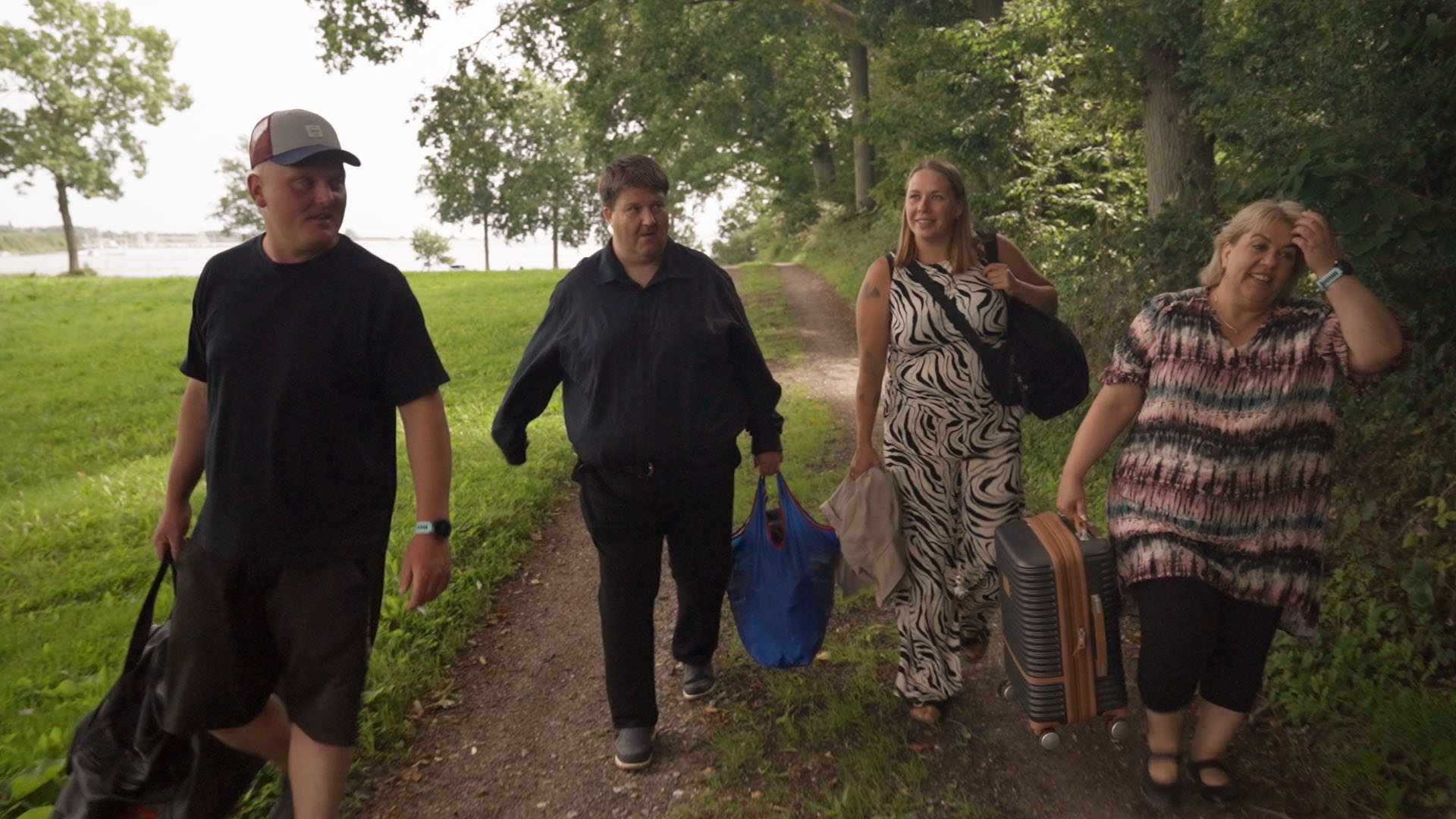 Fra venstre Rico, Jimmi, Pernille og Karina.