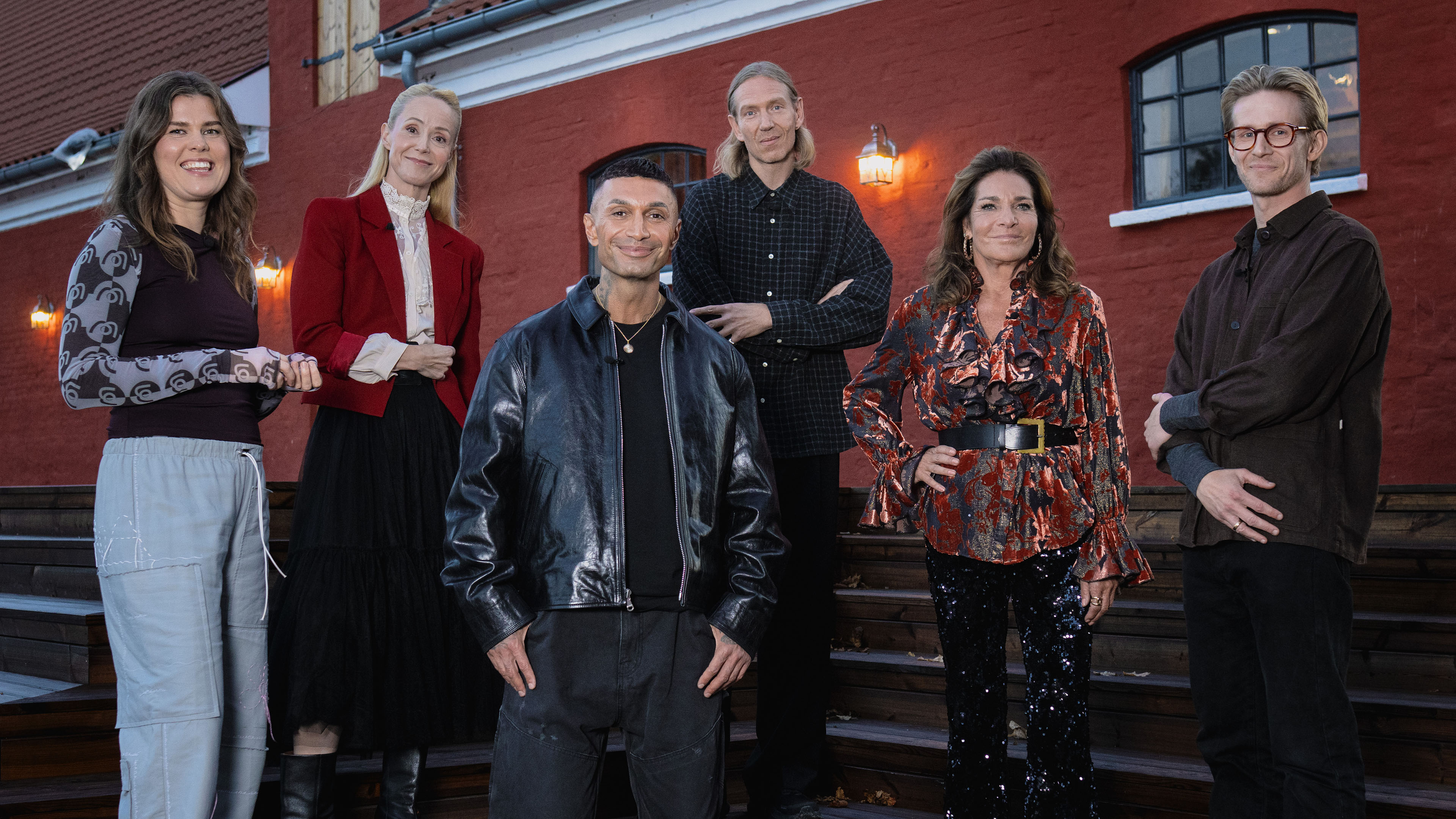 Pil, Tina Dickow, Burhan G, Nikolaj Manuel Vonsild, Lis Sørensen og Guldimund på Burhan Gs dag i ’Toppen af poppen’ sæson 14.