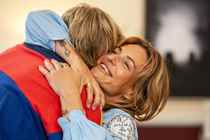 Sarah Grünewald og Victor Lander