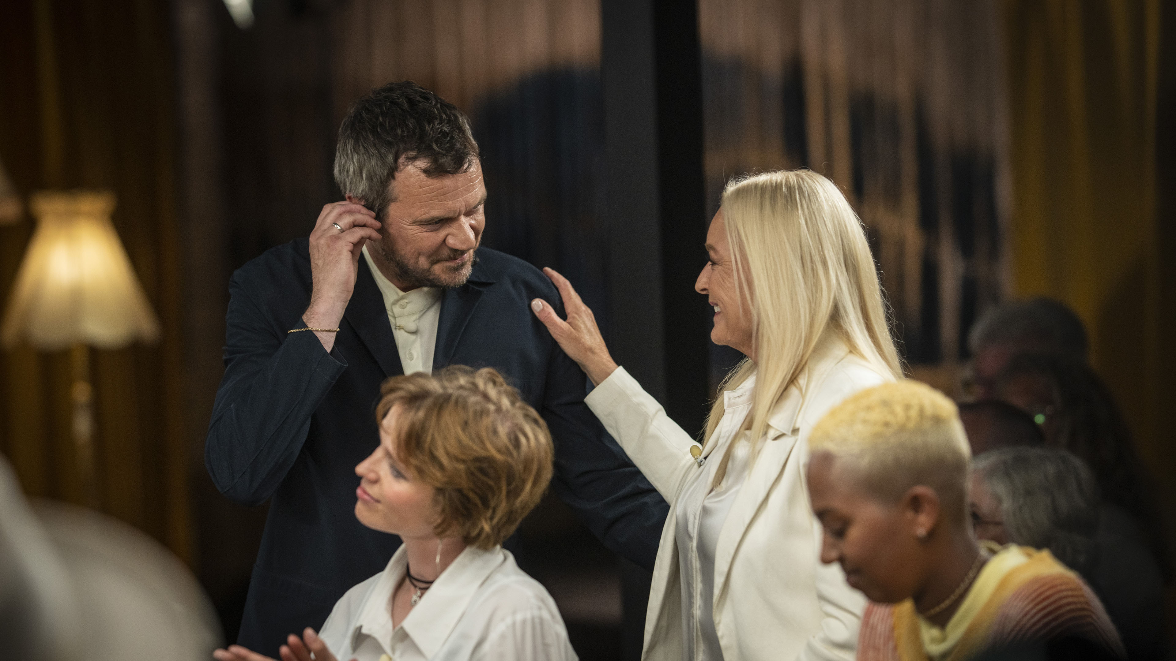 Peter Sommer og Anne Linnet i 'Toppen af poppen'.