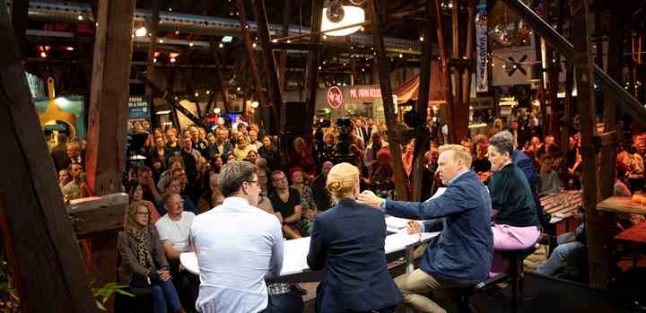 TV 2s valgtræf i Odense 9. oktober var fyldt med masser af debat og politiske diskussioner, valgquiz og meget mere. (Foto: Peter Leth-Larsen / TV 2)