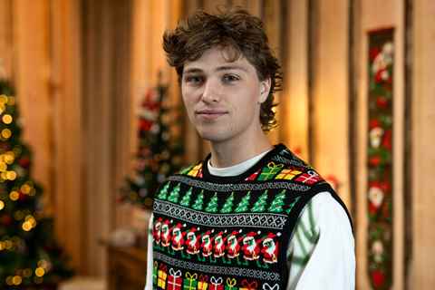 Oscar Bjerrehuus i '24 stjerners julekalender'.