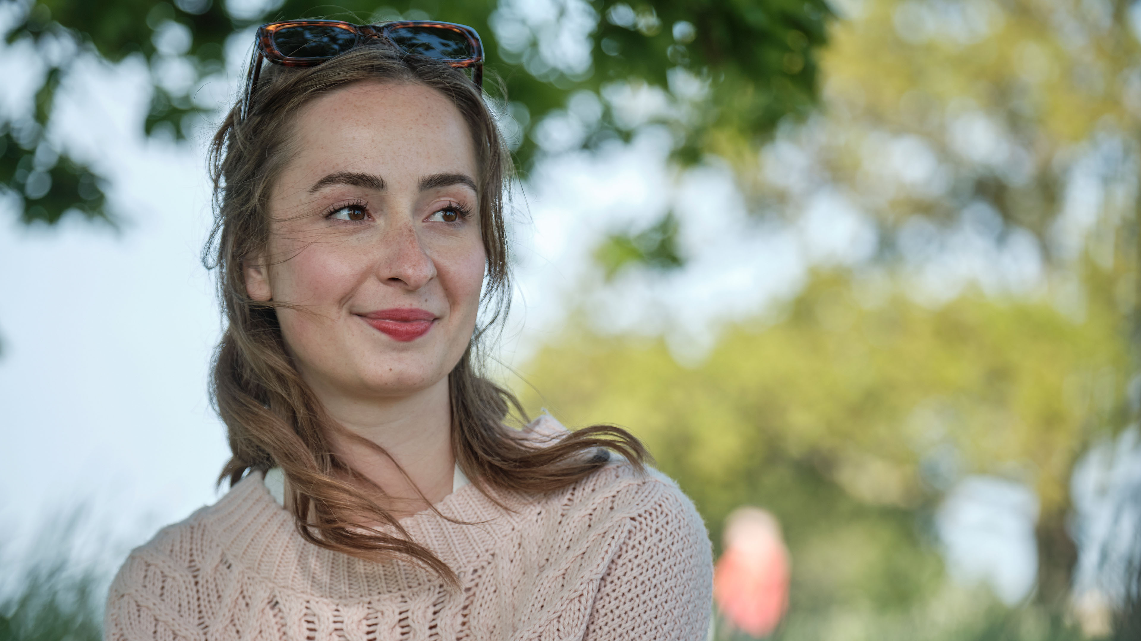 Mia Helene Højgaard som Laura Sommerdahl i den danske krimiserie 'Sommerdahl III' fra 2021.