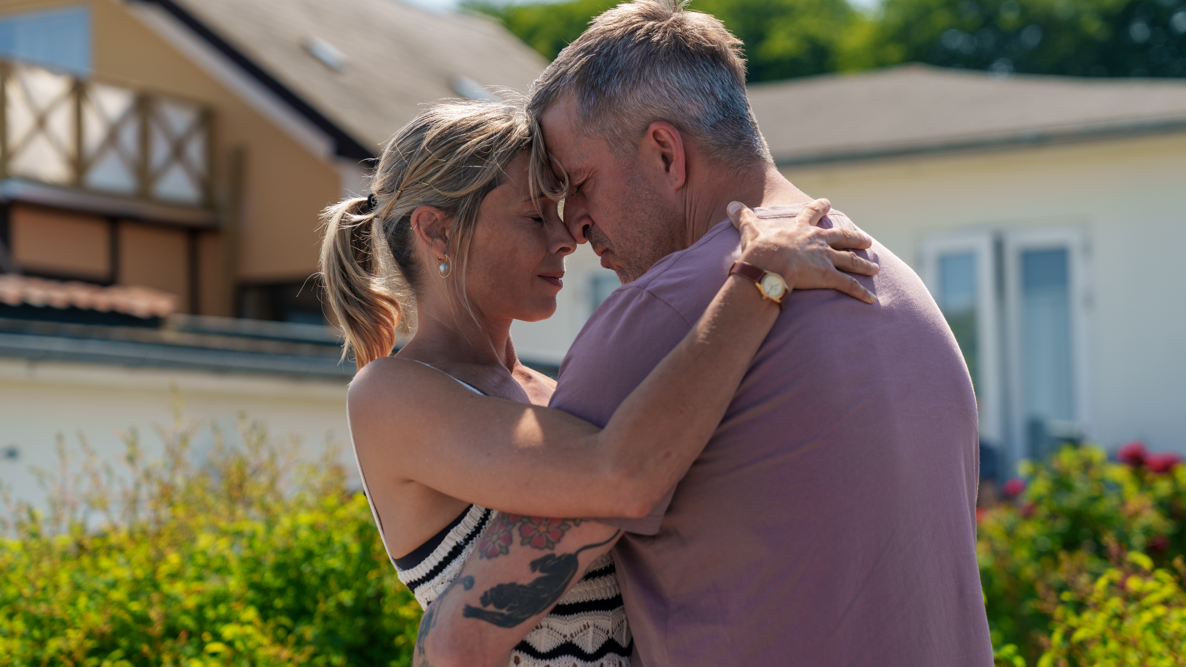 Marianne Sommerdahl (Laura Drasbæk) og Flemming Torp (André Babikian) i 'Sommerdahl'.