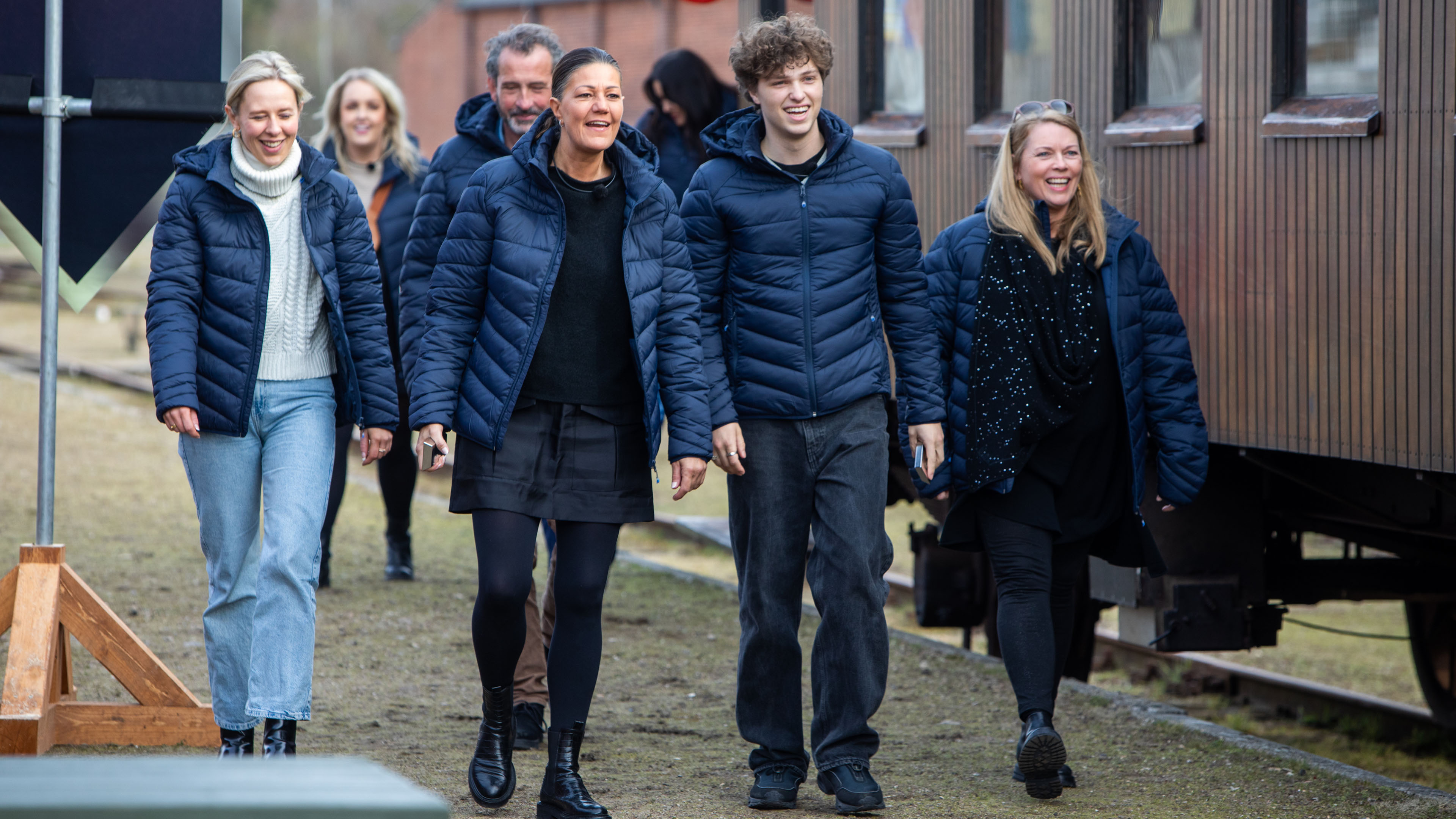 Mathilde, Mette, Oscar og Julie