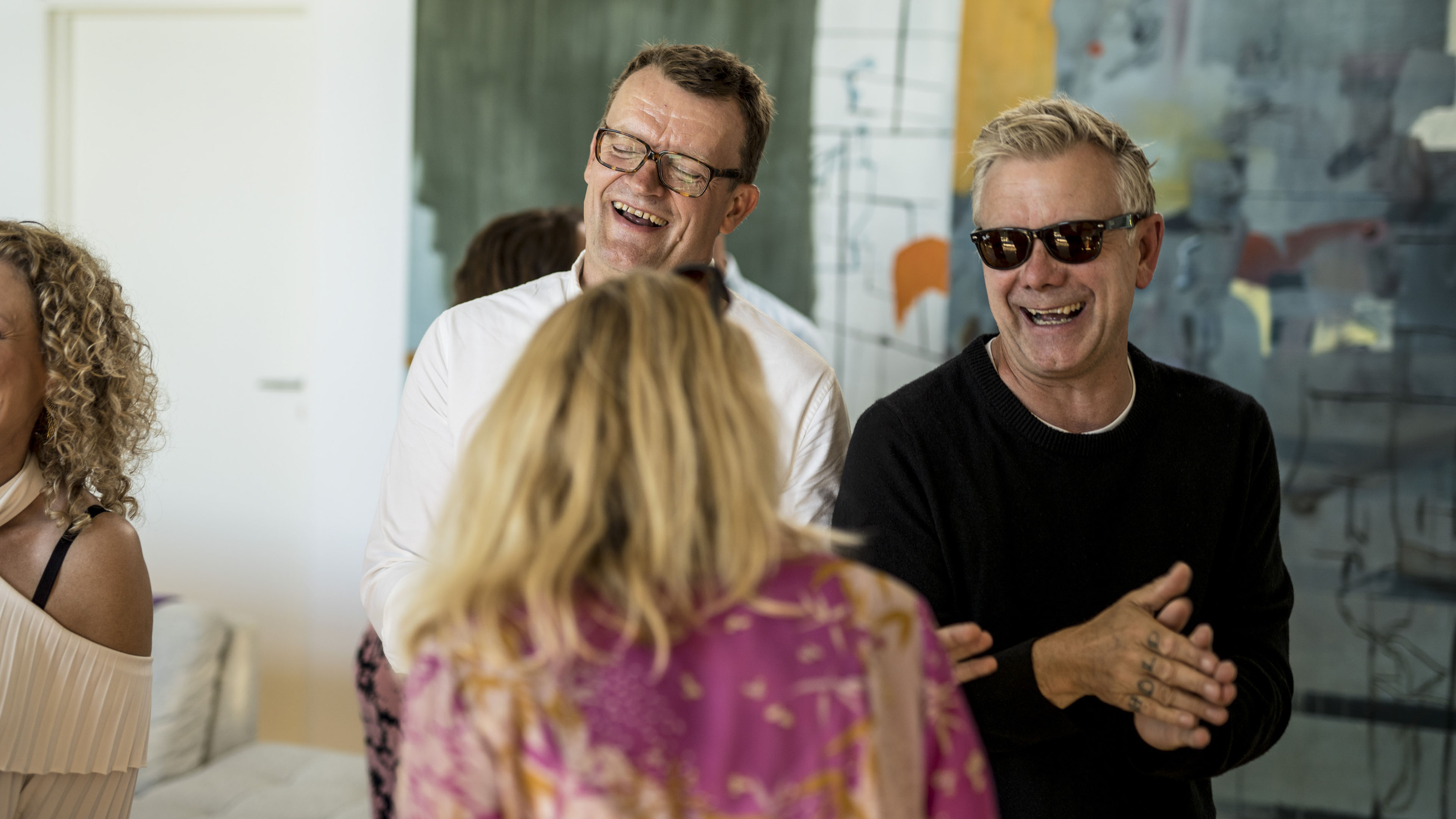 Frank (Frank Hvam) og Casper (Casper Christensen) i 'Klovn'. 9