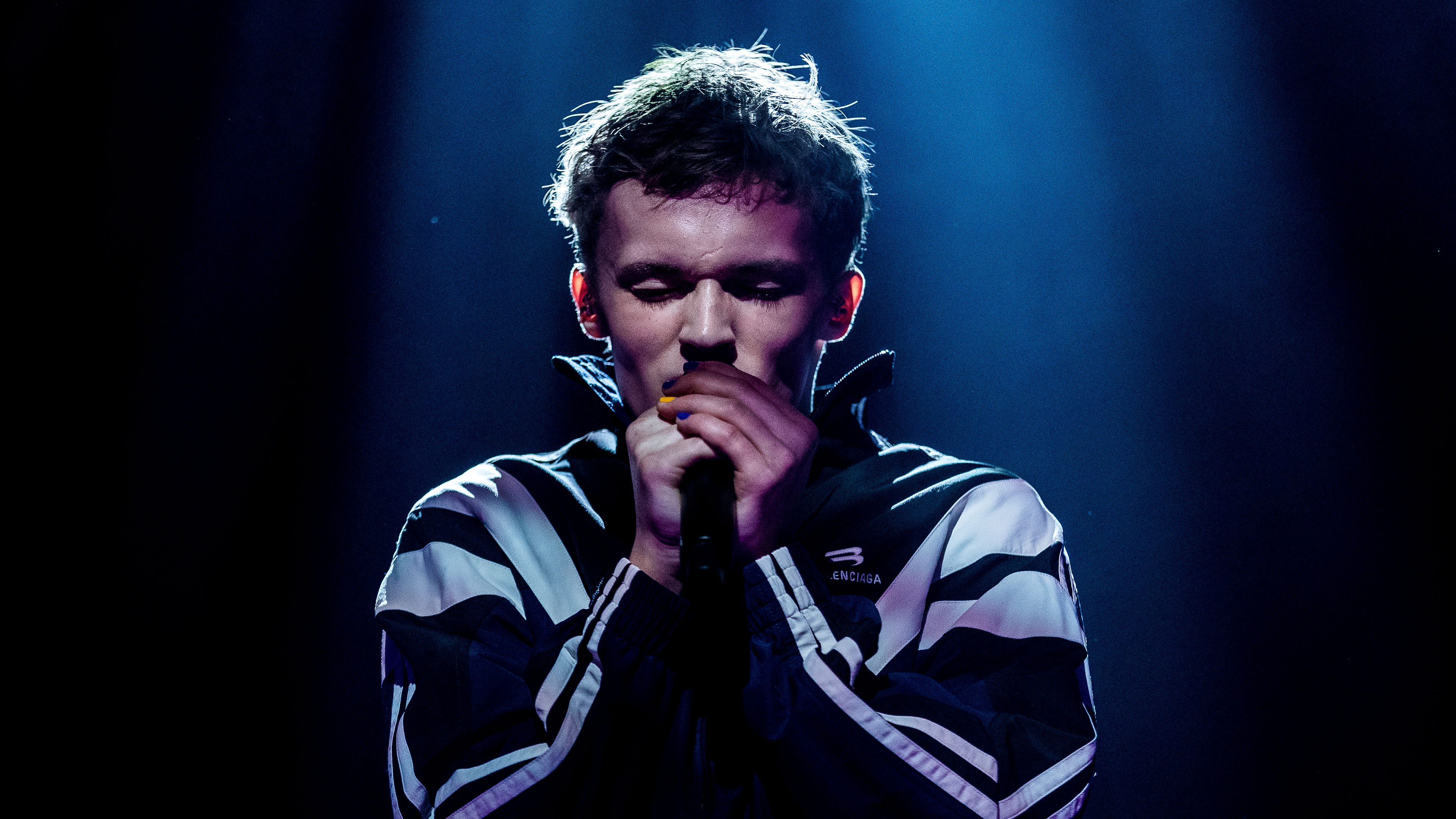 Første liveshow: Mads Moldt. 