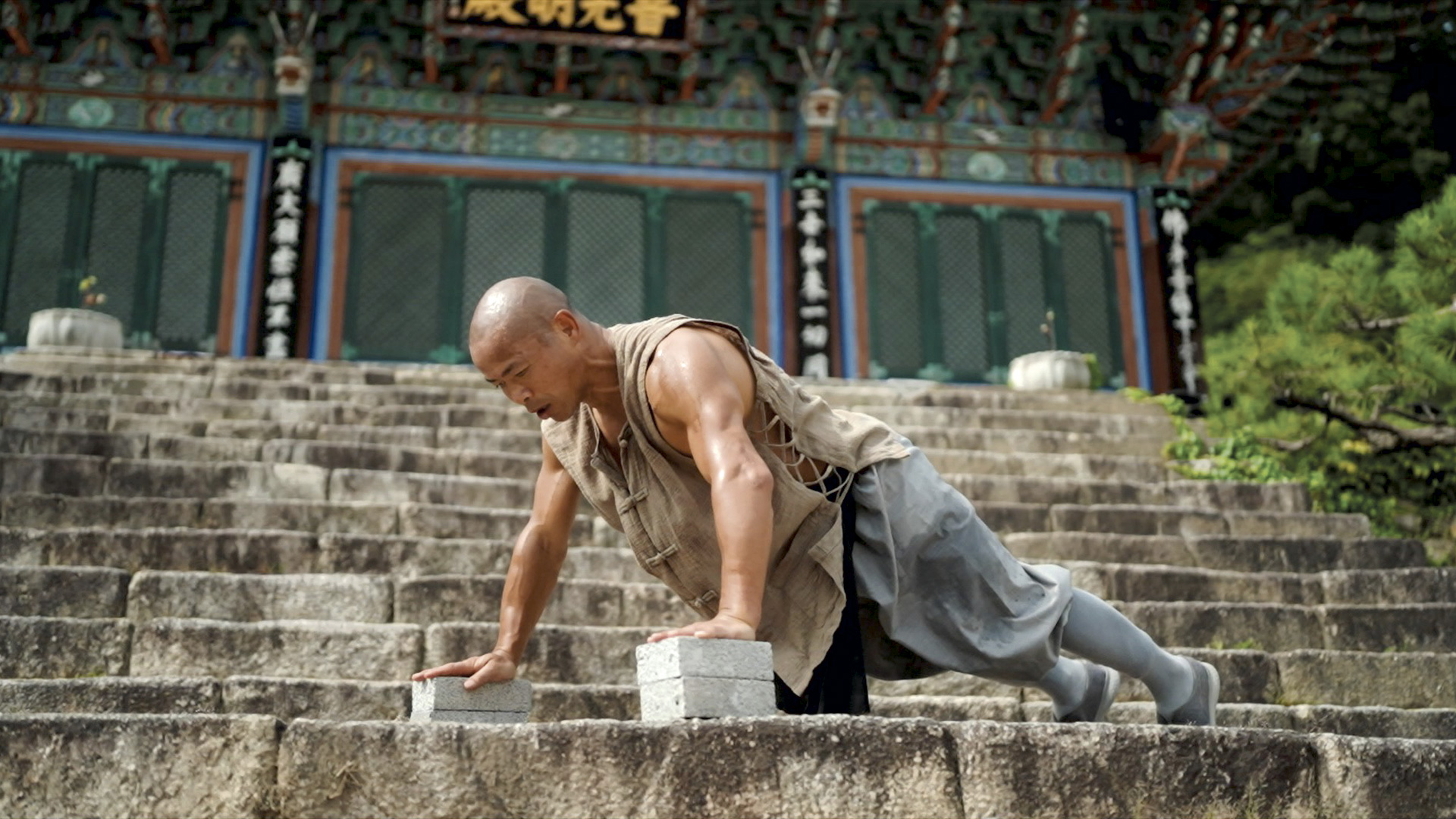 Master Yan Lei i 'Shaolin'.