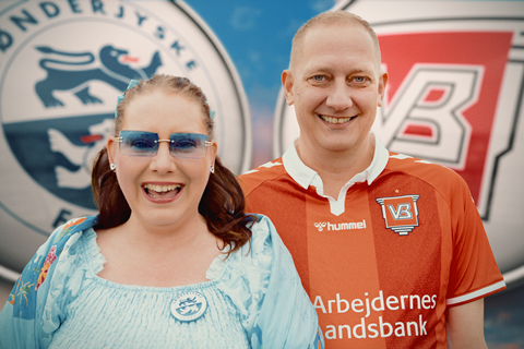 Alice er er kæmpe Sønderjyske-fan mens Lars holder med Vejle. Mød dem i 'Mere end en klub'.