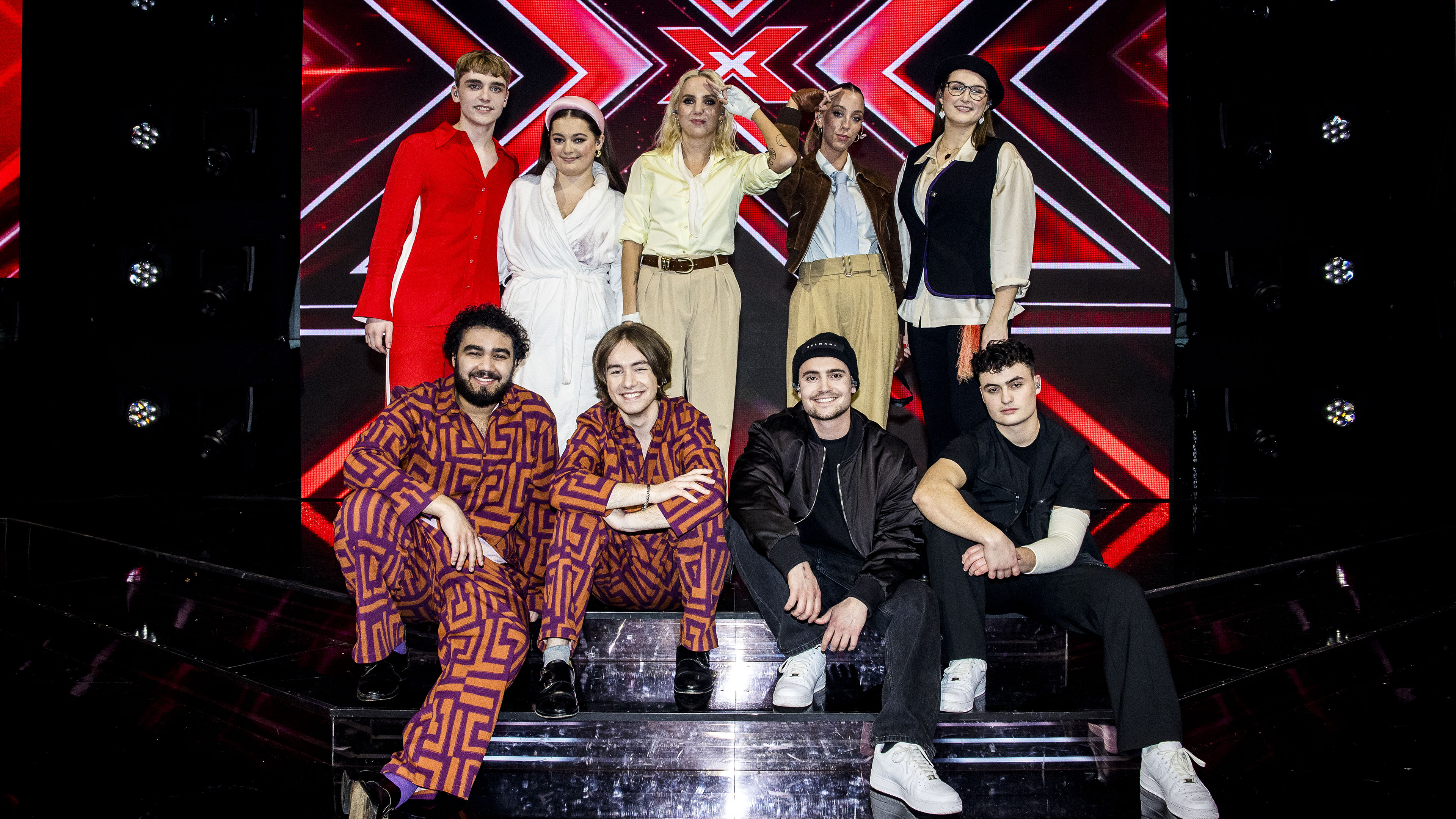 De seks livedeltagere i fjerde liveshow.