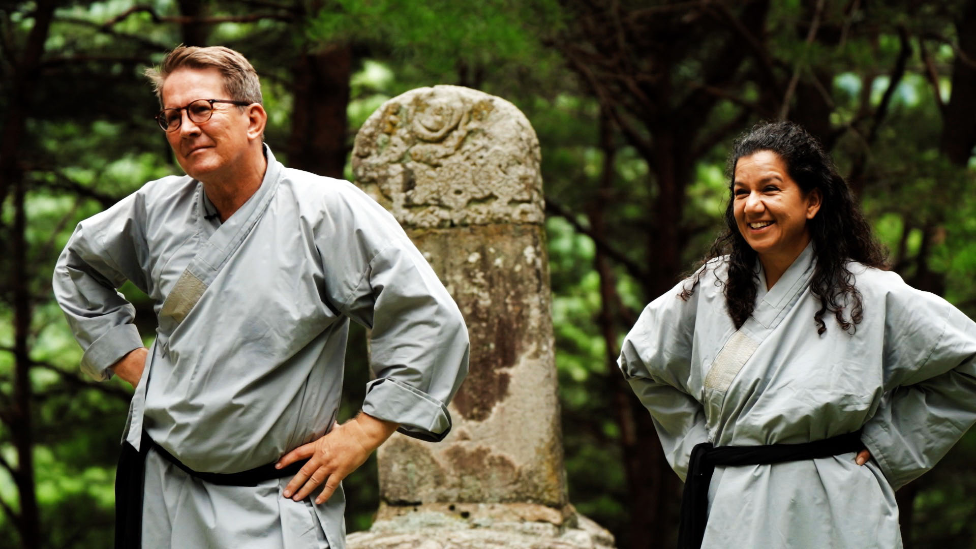 Thomas Bo Larsen og Simi Jan i 'Shaolin'.