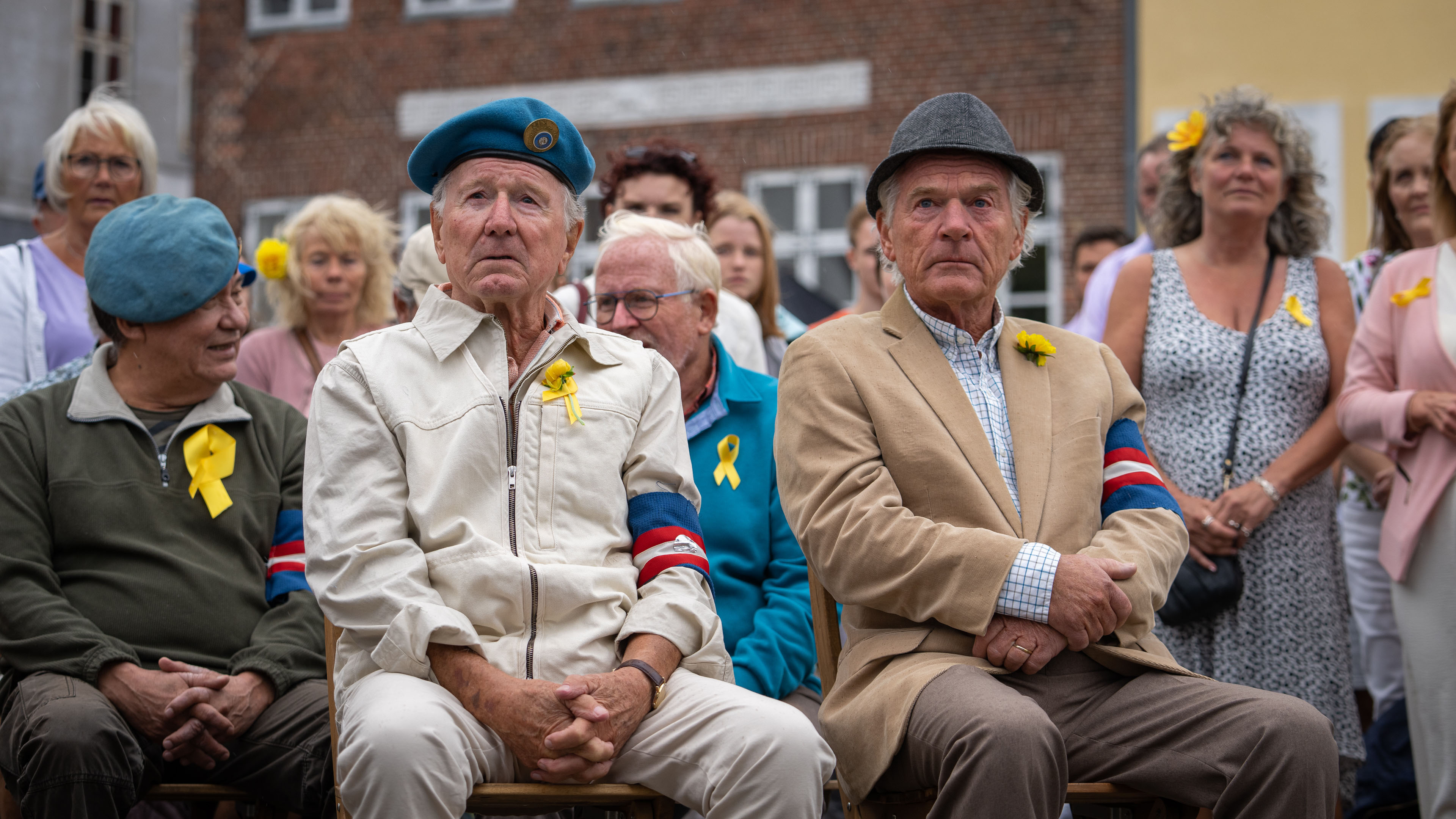 Finn Nielsen som Smukke Kaj og Kurt Ravn som Otto i den danske krimiserie 'Sommerdahl III' fra 2021.