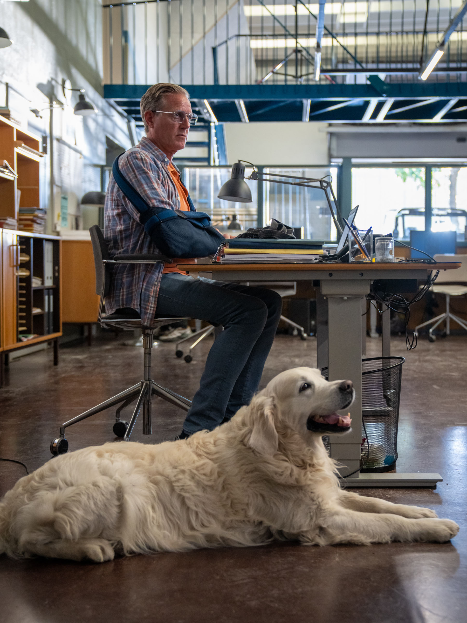 Peter Mygind som Dan Sommerdahl i den danske krimiserie 'Sommerdahl III' fra 2021.