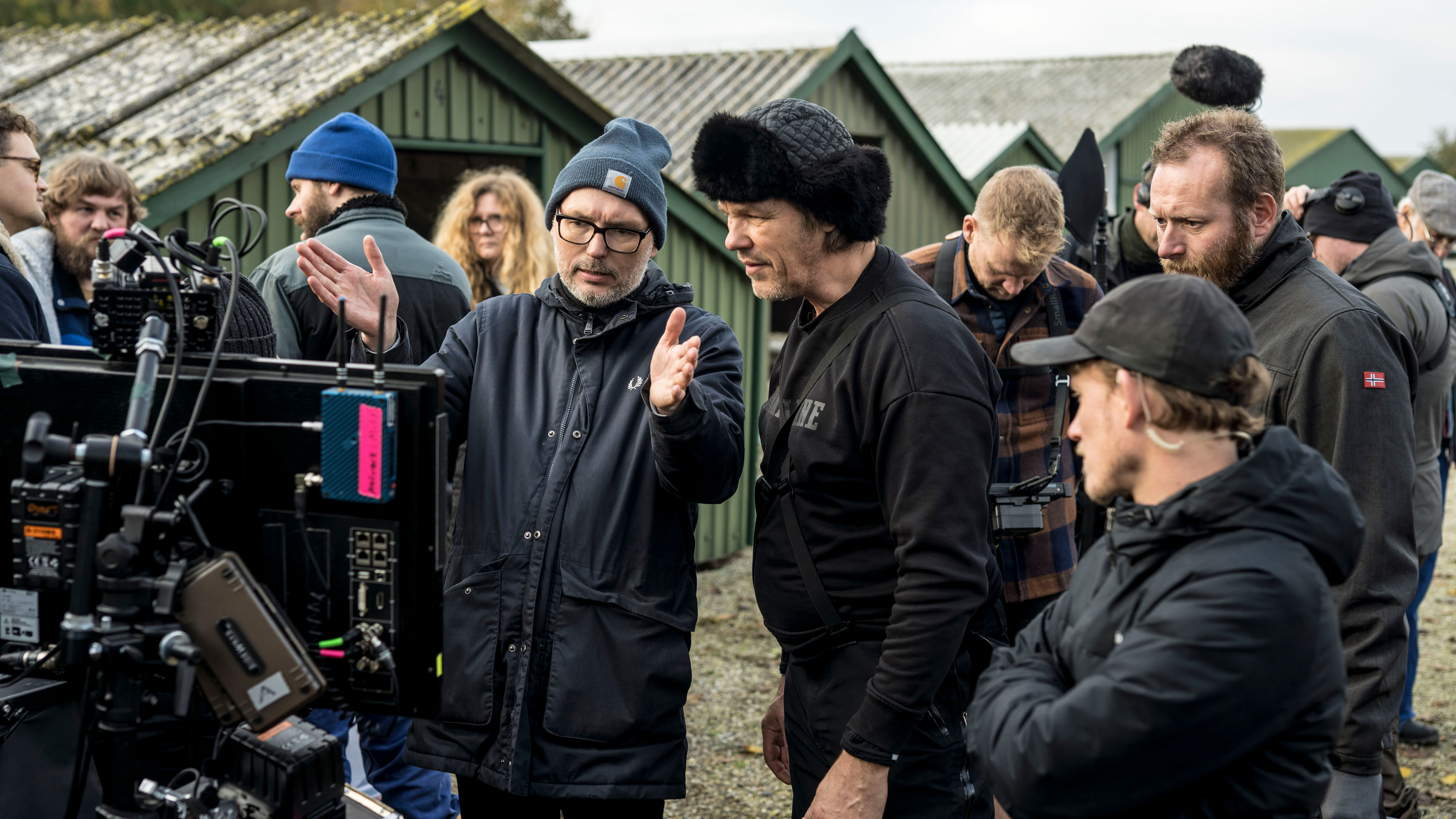 Instruktør Jesper Rofelt i 'Minkavlerne' III (bagom-foto)