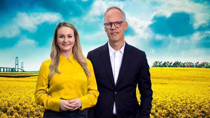 Stine Bjerre Mortensen og Dennis Ritter. Foto: TV 2 Danmark