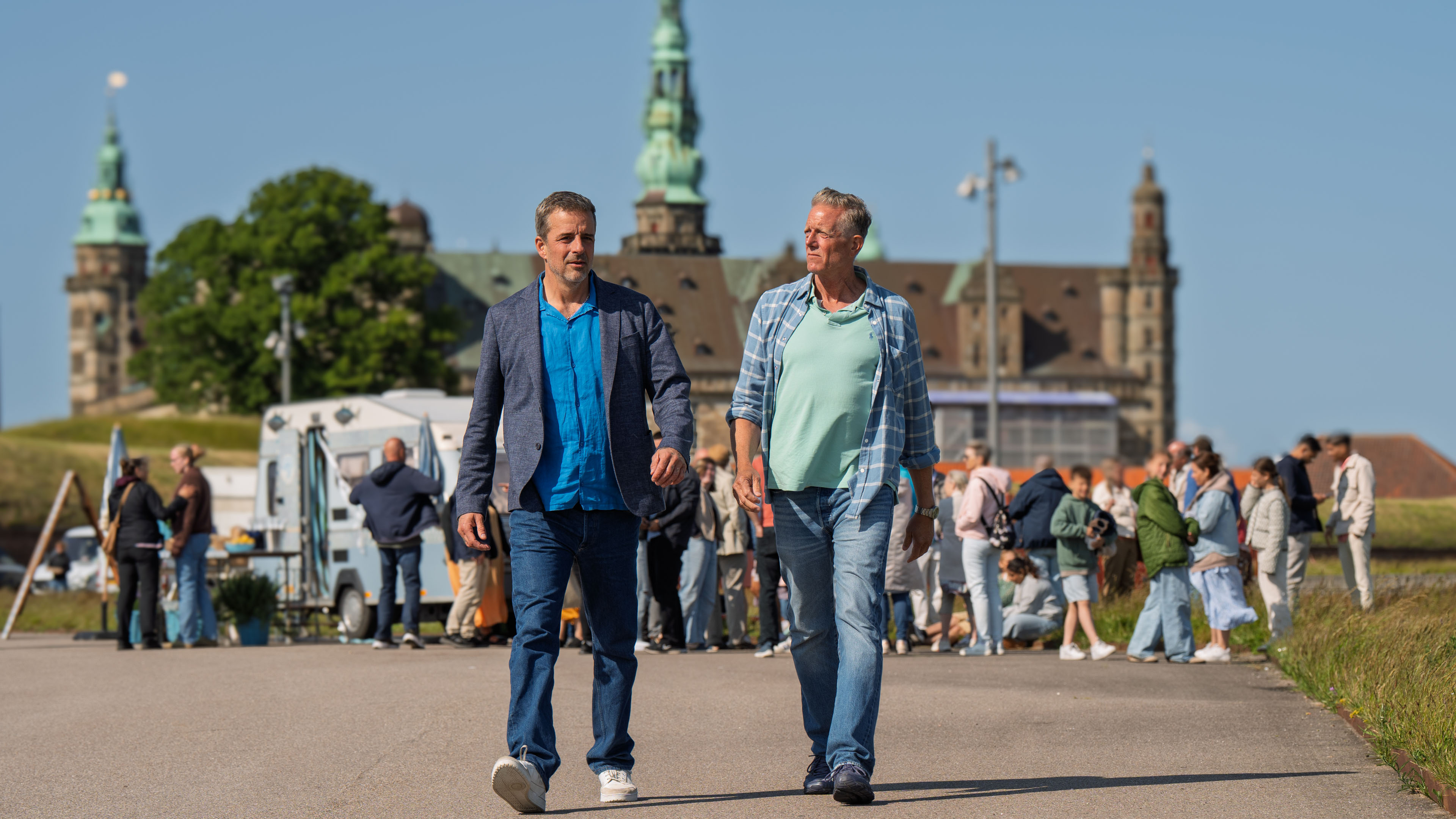 Flemming Torp (André Babikian) og Dan Sommerdahl (Peter Mygind).
