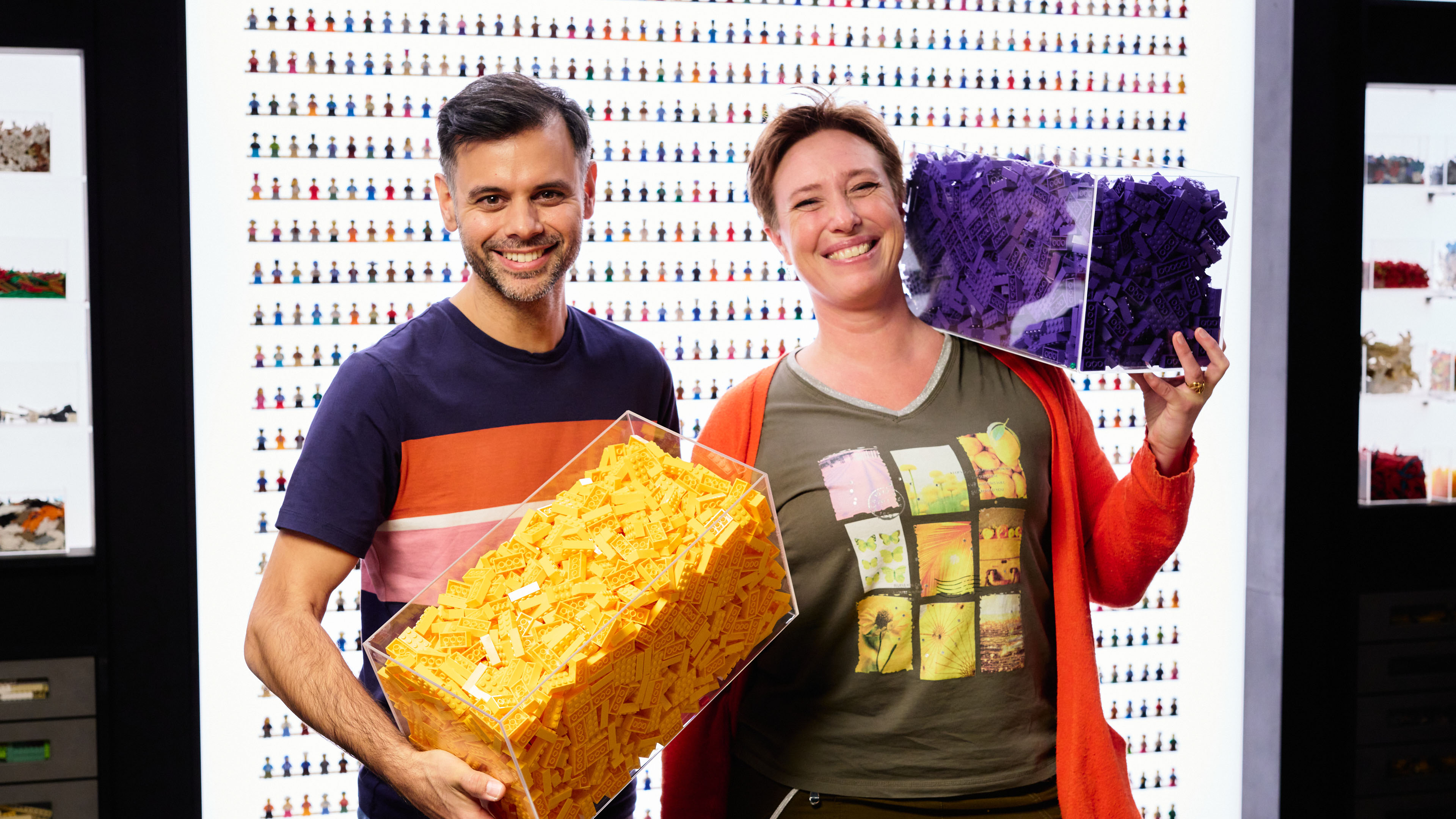 Sanjeet og Cammi (th)