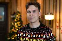 Emil Trier i '24 stjerners julekalender'.