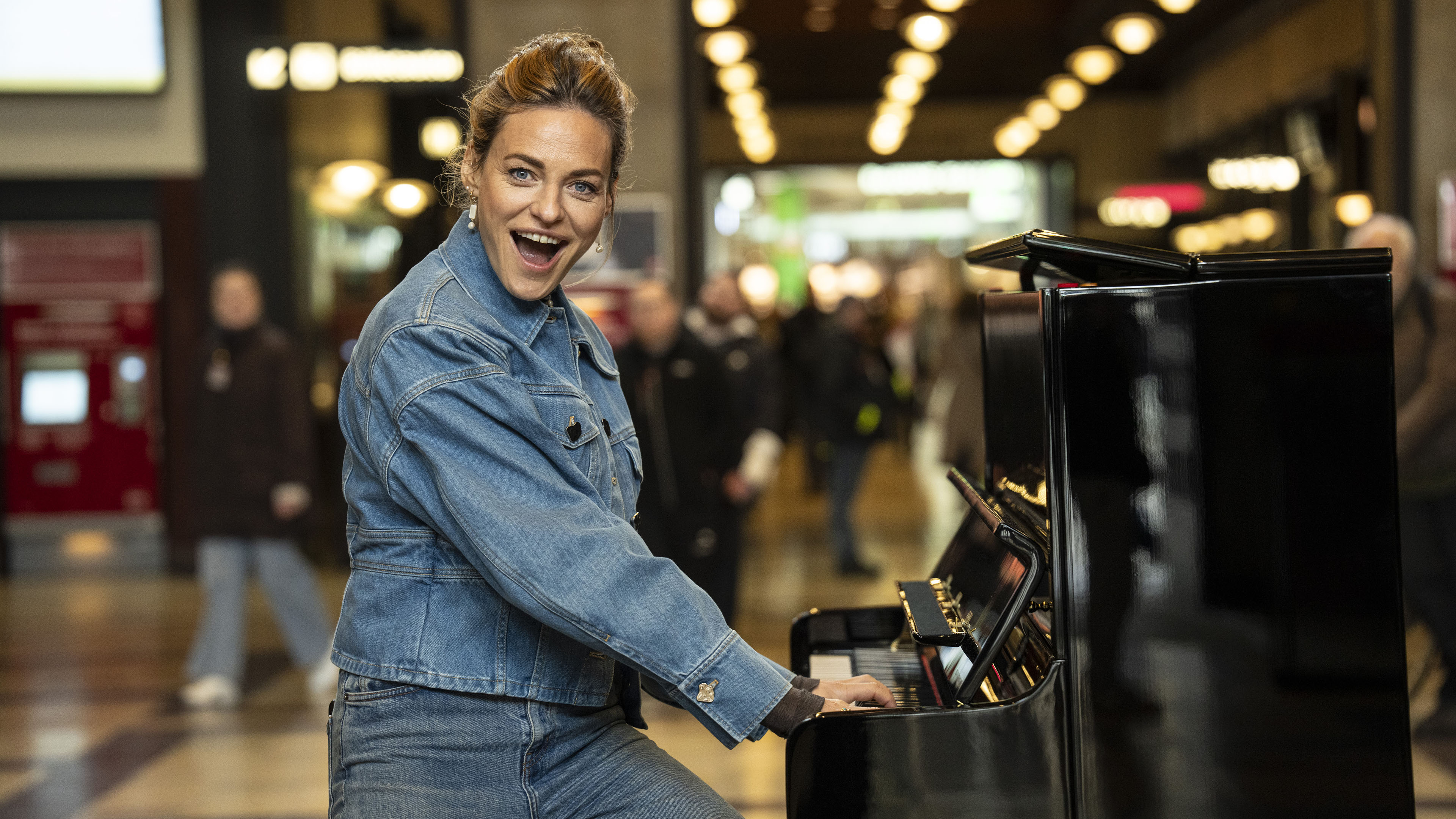 Vært Sarah Grünewald i 'Piano'.