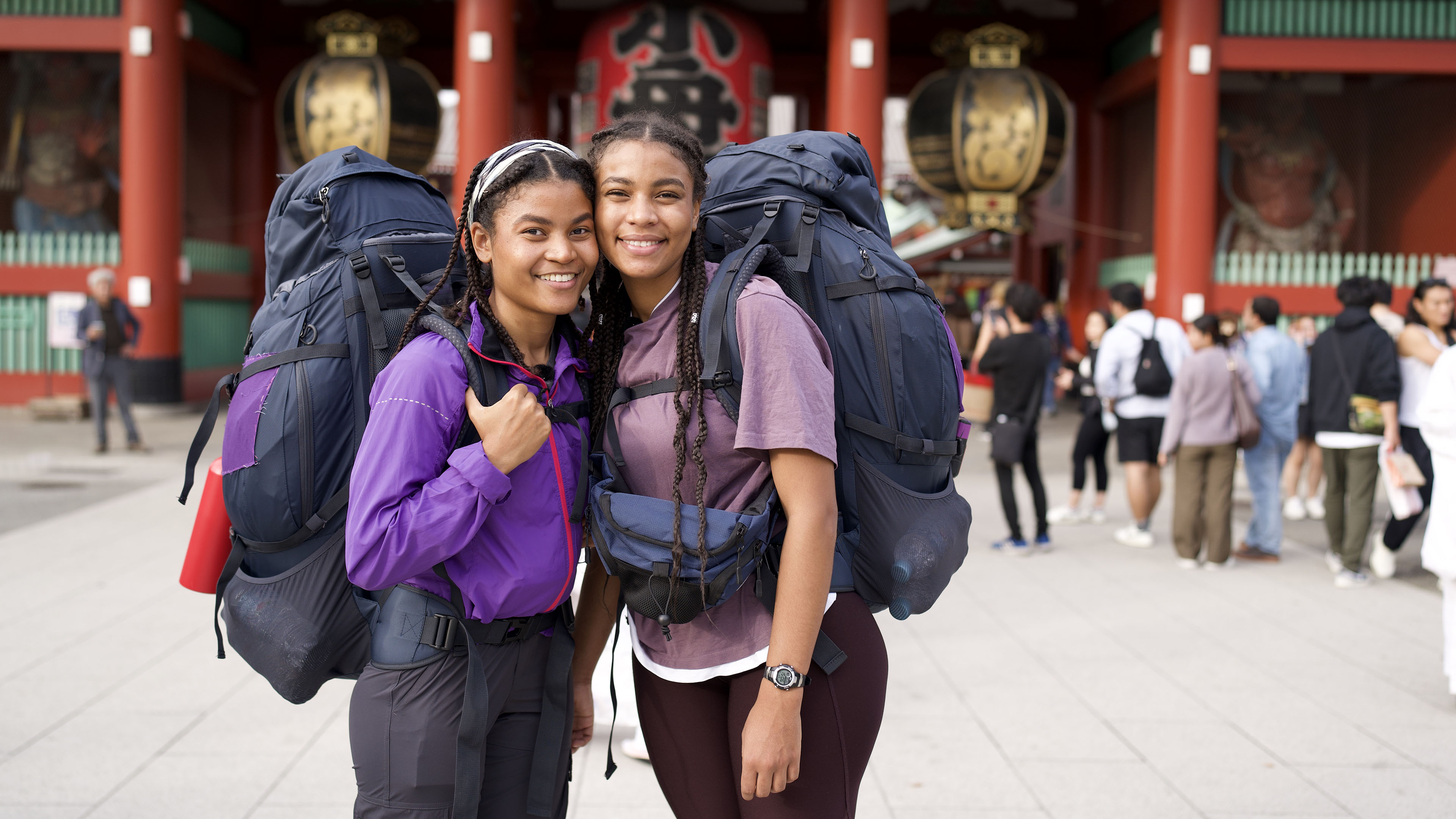 Tea og Tilde fra Lilla hold. 