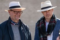 Frank Hvam og Morten Messerschmidt i 'Klovn'.