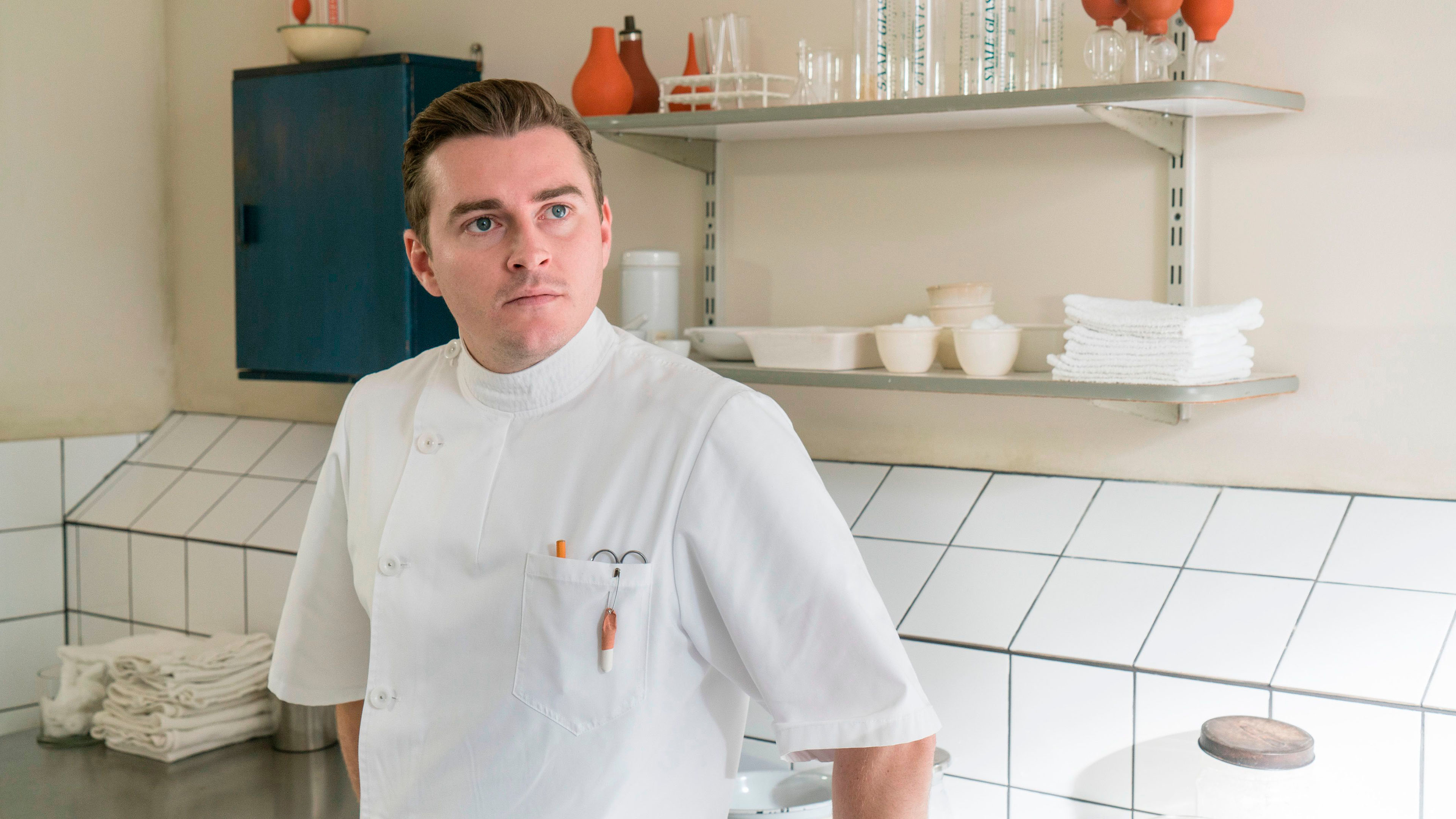 Jesper Groth som Bjørn Toft i 'Sygeplejeskolen IV' fra 2020. 