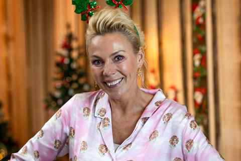 Lene Beier i '24 stjerners julekalender'.