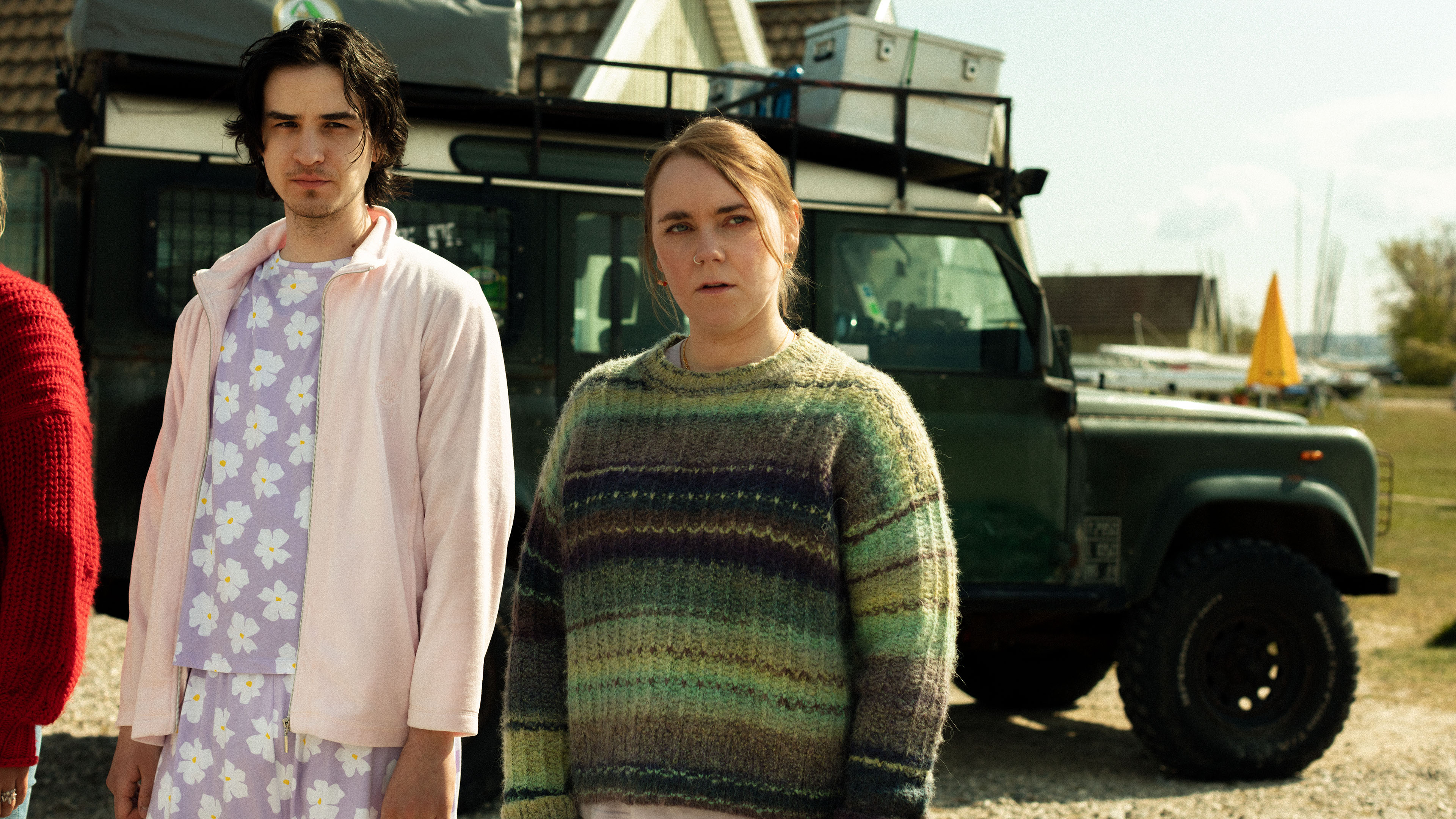 Benjamin (Amer Bosnjak) og Katrine (Stine Rosenfeldt Bjerregaard) i 'Overleverne'.