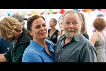 Susanne (Camilla Bendix) og Peter (Jesper Asholt) i 'Hvide Sande'.