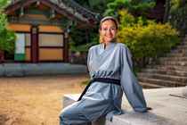 Sarah Zobel i 'Shaolin'.