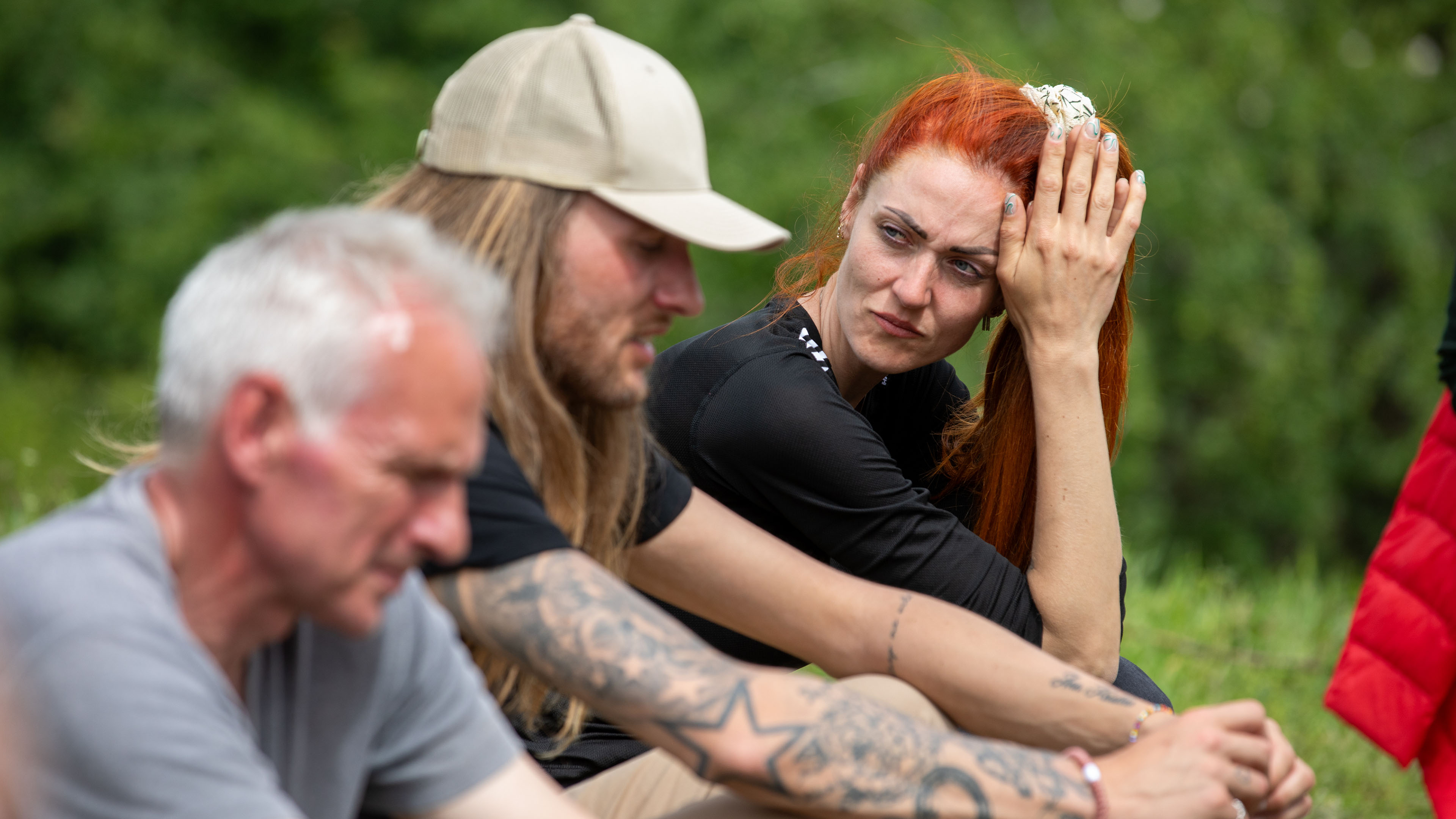 Mikael, Mikkel og Amanda.