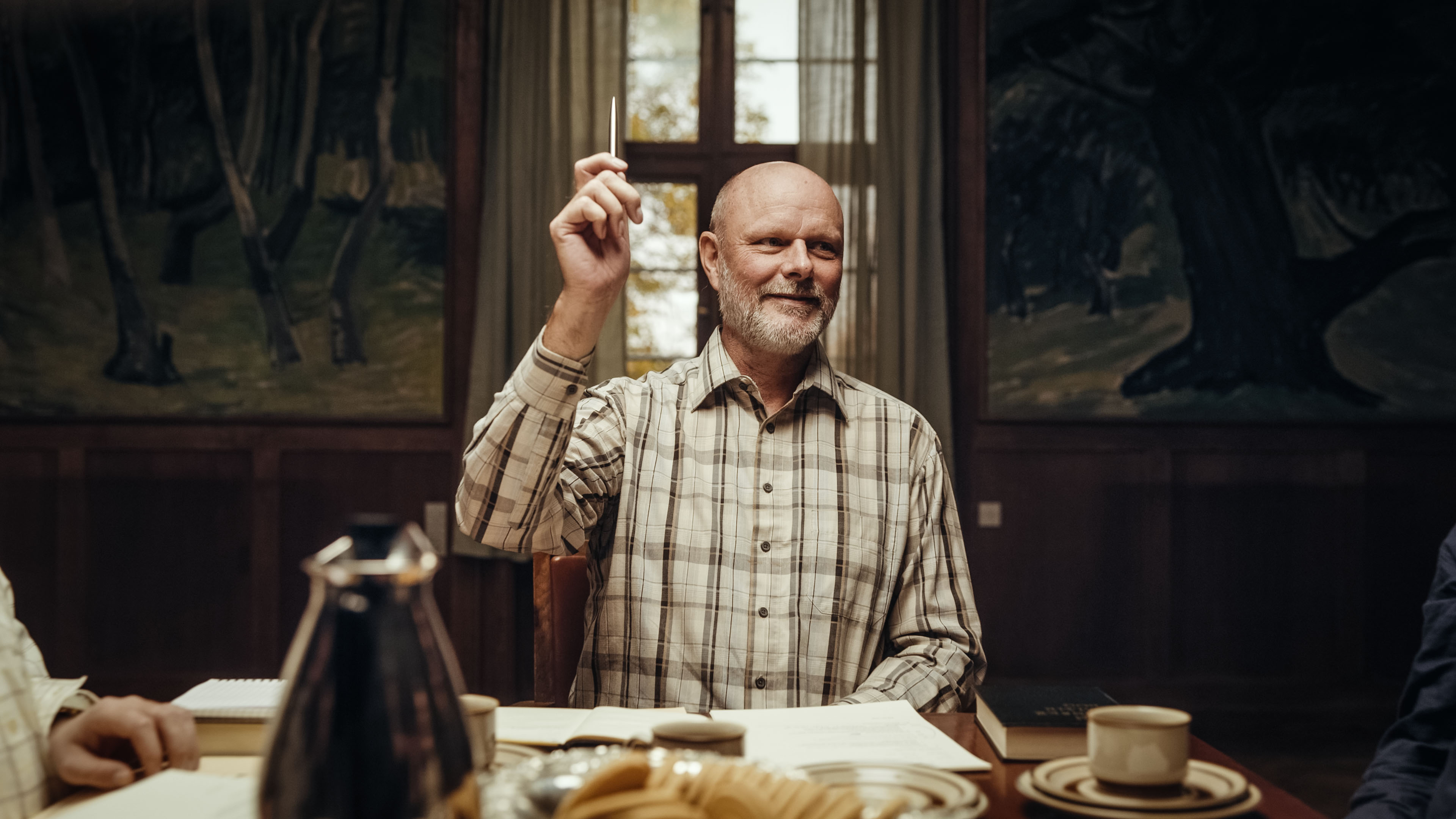 Hans (Uffe Rørbæk) i 'Minkavlerne' III