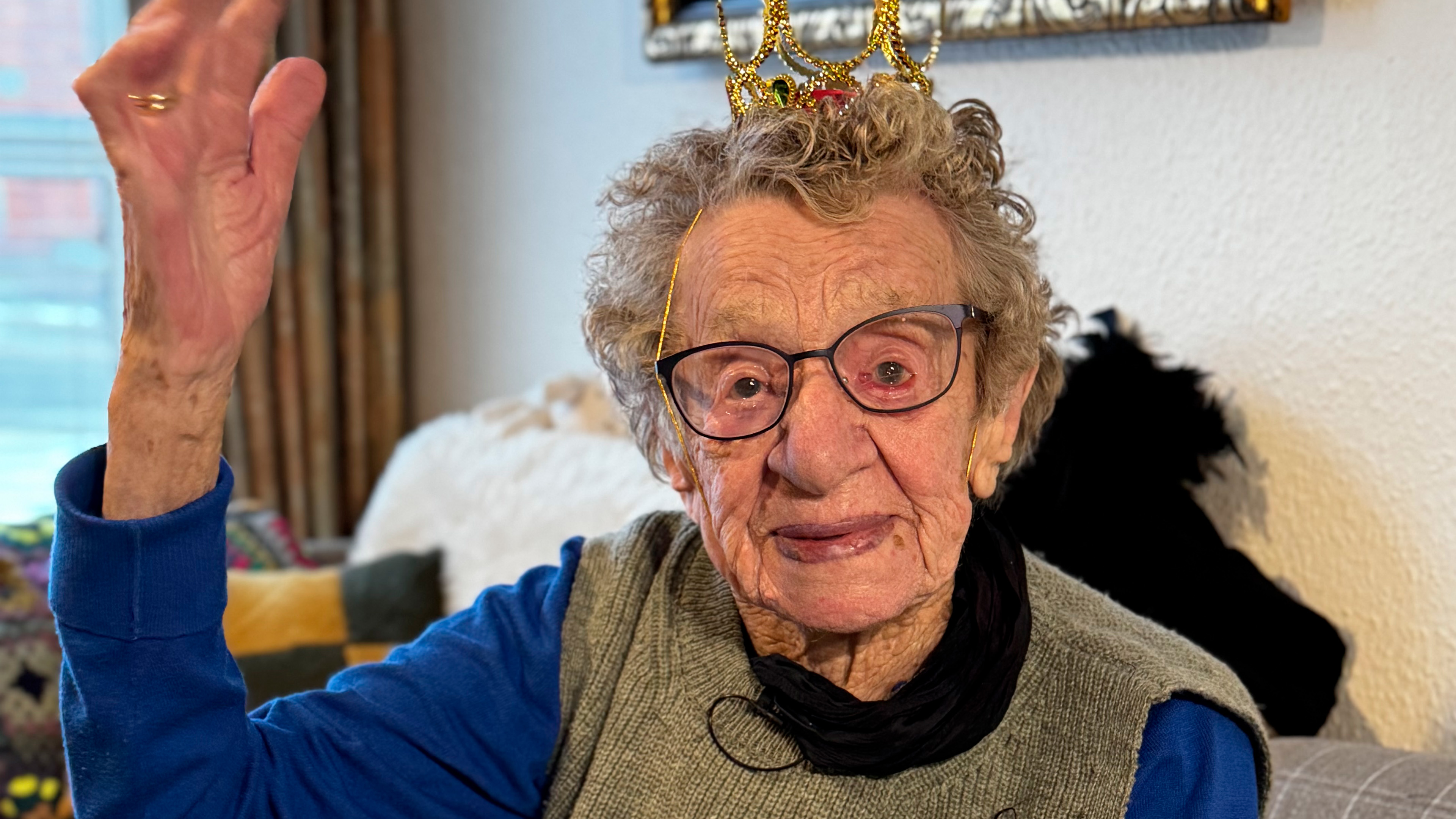 111-årige Kirsten Schwalbe tager hul på et år fyldt med små eventyr sammen med TV MIDTVEST.