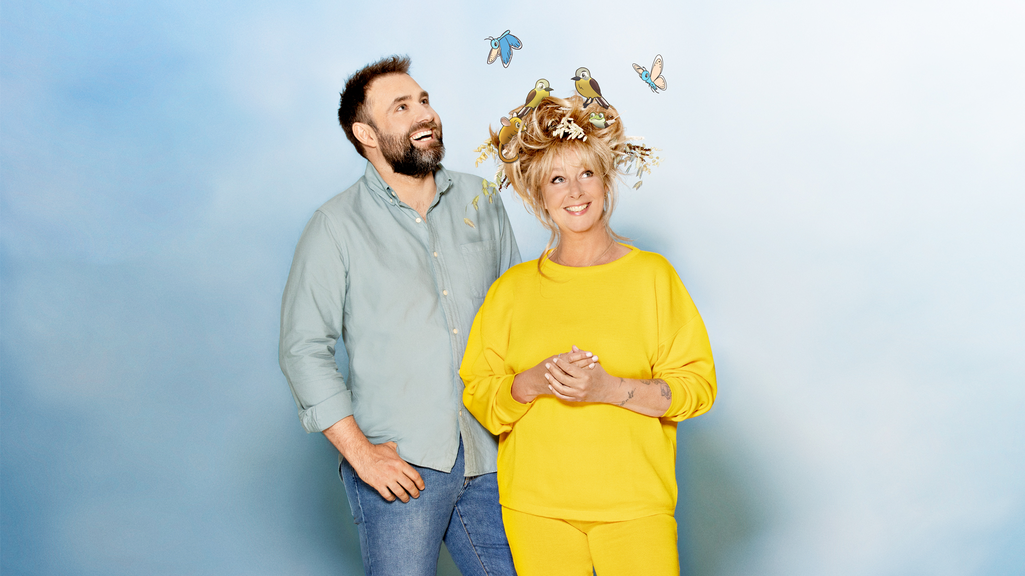 Når TV 2 sender 'Danmark redder jord' søndag 23. maj (pinsedag) fra klokken 19.30, er Mikkel Kryger og Puk Elgård aftenens værter. (Foto: Stine Heilmann / TV 2)